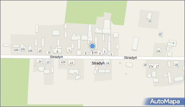 Stradyń, Stradyń, 5, mapa Stradyń