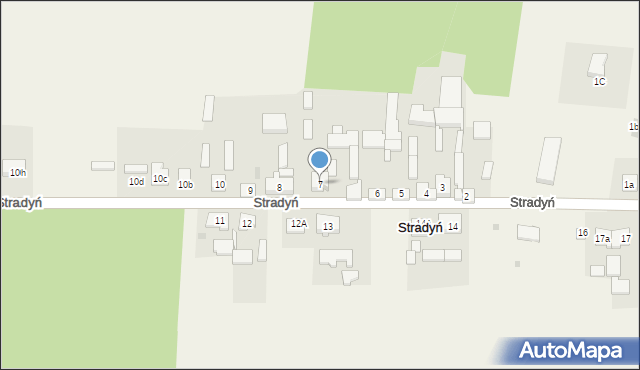 Stradyń, Stradyń, 7, mapa Stradyń