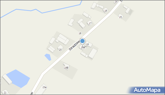 Stradzew, Stradzew, 19a, mapa Stradzew