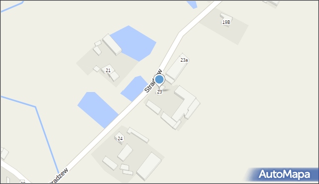 Stradzew, Stradzew, 23, mapa Stradzew
