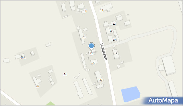 Stradzewo, Stradzewo, 21, mapa Stradzewo