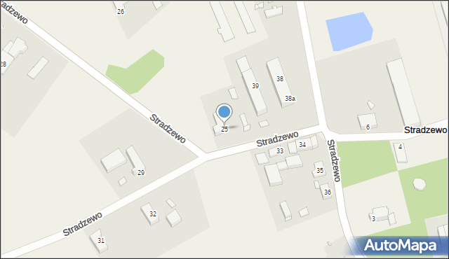 Stradzewo, Stradzewo, 25, mapa Stradzewo