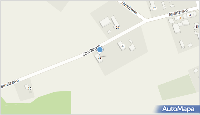 Stradzewo, Stradzewo, 31, mapa Stradzewo