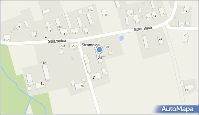 Stramnica, Stramnica, 26a, mapa Stramnica