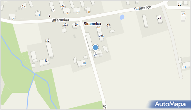 Stramnica, Stramnica, 27, mapa Stramnica