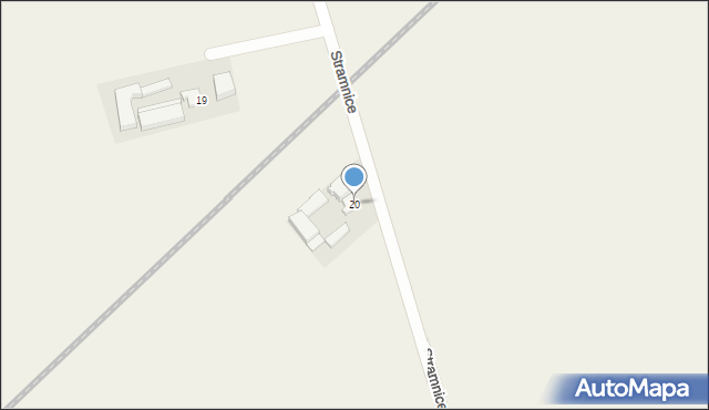 Stramnice, Stramnice, 20, mapa Stramnice