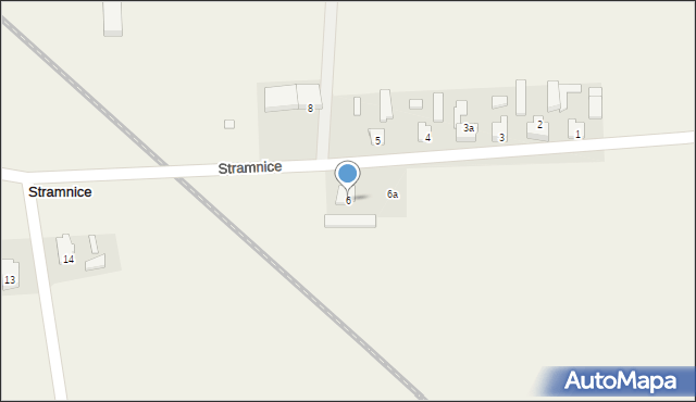 Stramnice, Stramnice, 6, mapa Stramnice
