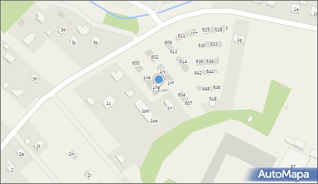 Straszęcin, Straszęcin, 1ne, mapa Straszęcin