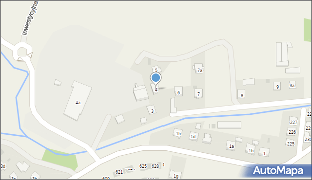 Straszęcin, Straszęcin, 4, mapa Straszęcin