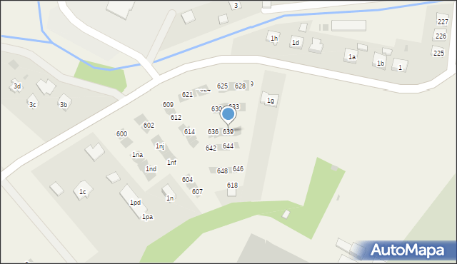 Straszęcin, Straszęcin, 639, mapa Straszęcin