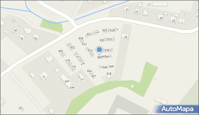 Straszęcin, Straszęcin, 642, mapa Straszęcin