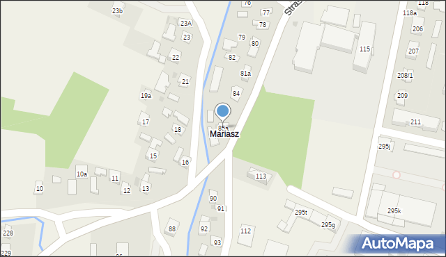 Straszęcin, Straszęcin, 85a, mapa Straszęcin