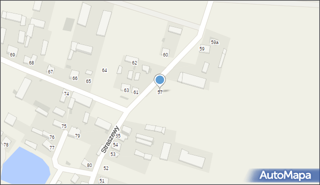 Straszewy, Straszewy, 57, mapa Straszewy