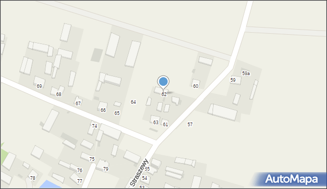 Straszewy, Straszewy, 62, mapa Straszewy