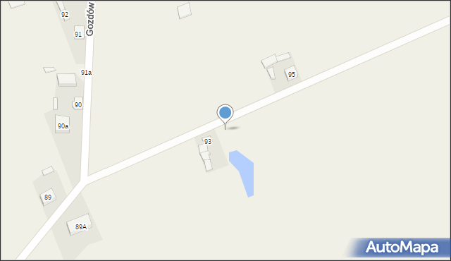 Straszków, Straszków, 93a, mapa Straszków