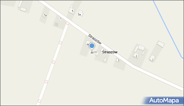 Straszów, Straszów, 4b, mapa Straszów