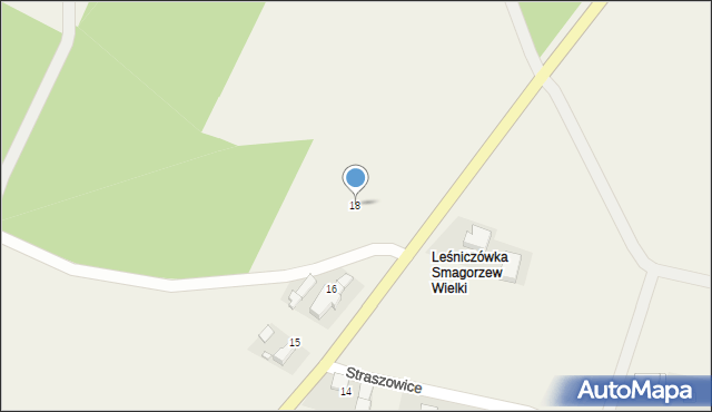 Straszowice, Straszowice, 18, mapa Straszowice