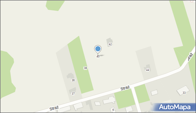 Straż, Straż, 40, mapa Straż