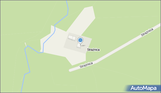 Strażnica, Strażnica, 1/1, mapa Strażnica