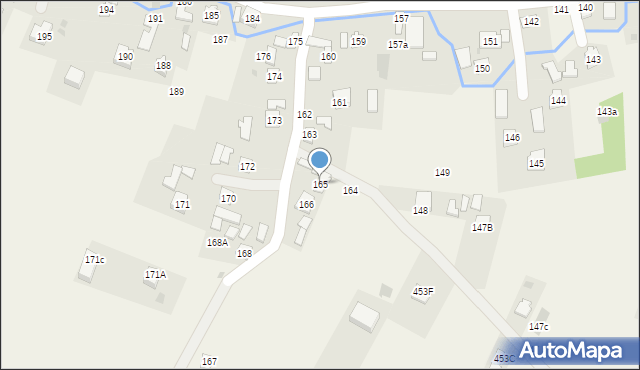 Strażów, Strażów, 165, mapa Strażów