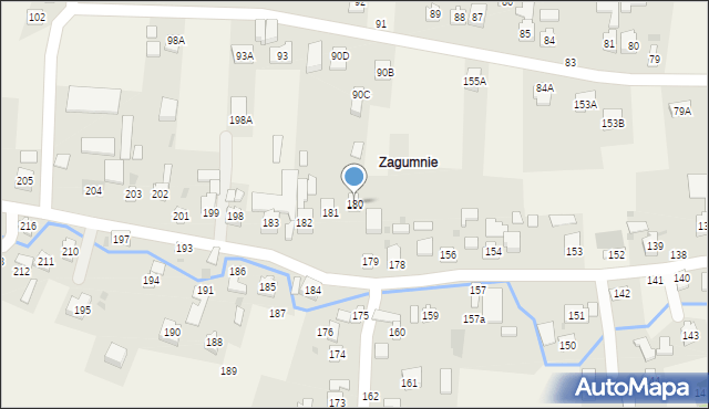 Strażów, Strażów, 180, mapa Strażów