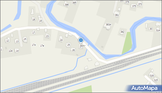 Strażów, Strażów, 27, mapa Strażów