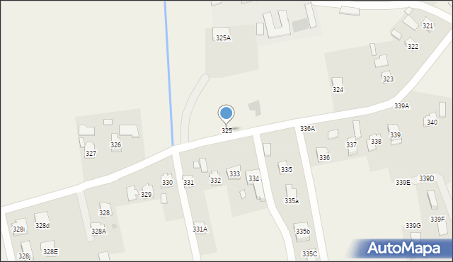 Strażów, Strażów, 325, mapa Strażów