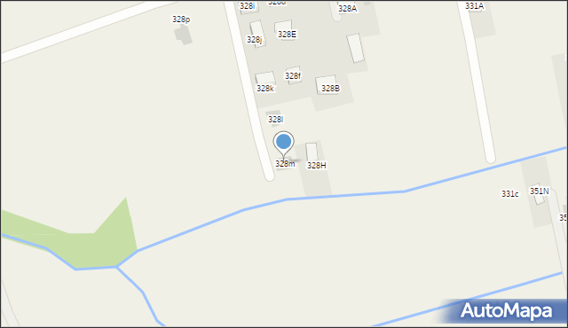 Strażów, Strażów, 328m, mapa Strażów