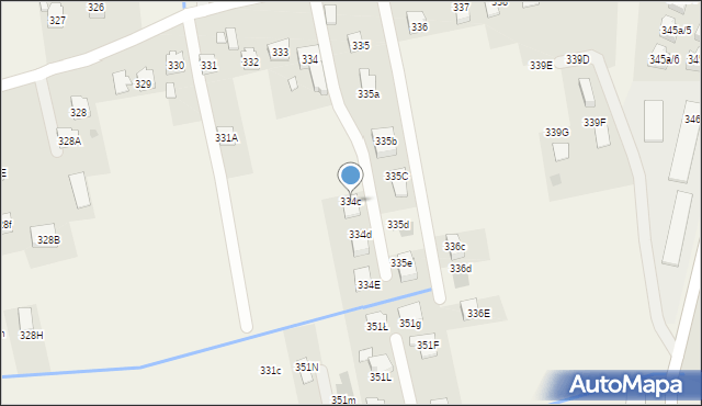 Strażów, Strażów, 334c, mapa Strażów