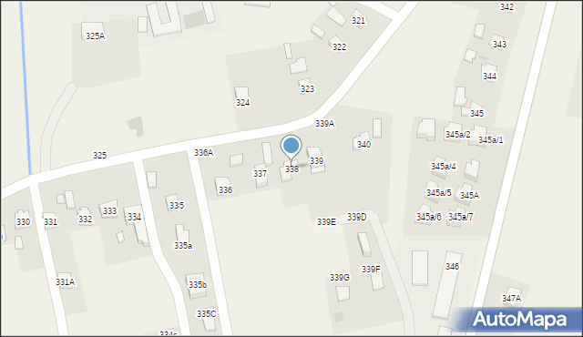 Strażów, Strażów, 338, mapa Strażów