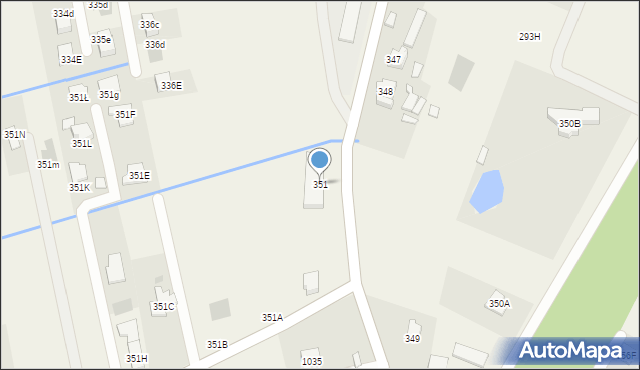 Strażów, Strażów, 351, mapa Strażów