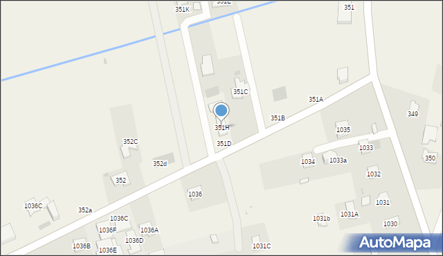 Strażów, Strażów, 351H, mapa Strażów