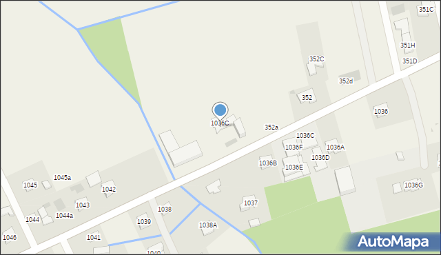 Strażów, Strażów, 352B, mapa Strażów