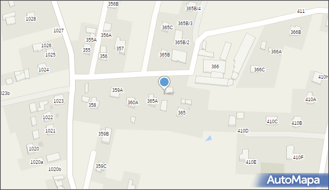 Strażów, Strażów, 365A/1, mapa Strażów