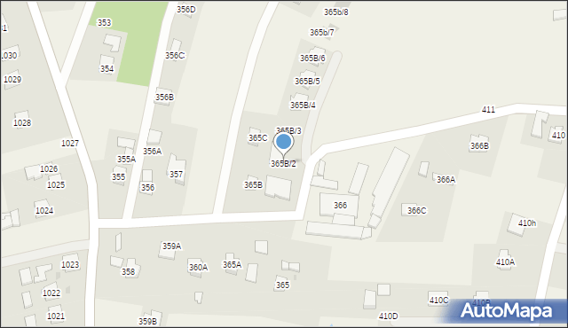 Strażów, Strażów, 365B/2, mapa Strażów