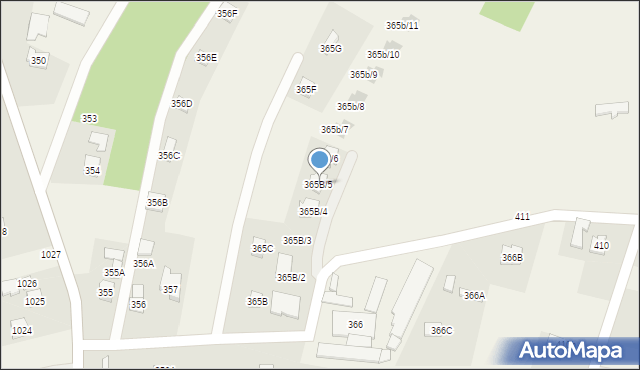Strażów, Strażów, 365B/5, mapa Strażów