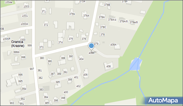 Strażów, Strażów, 408b, mapa Strażów