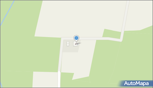 Strażów, Strażów, 409, mapa Strażów