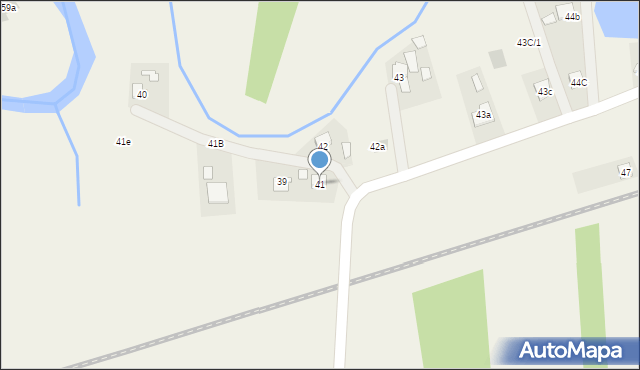 Strażów, Strażów, 41, mapa Strażów