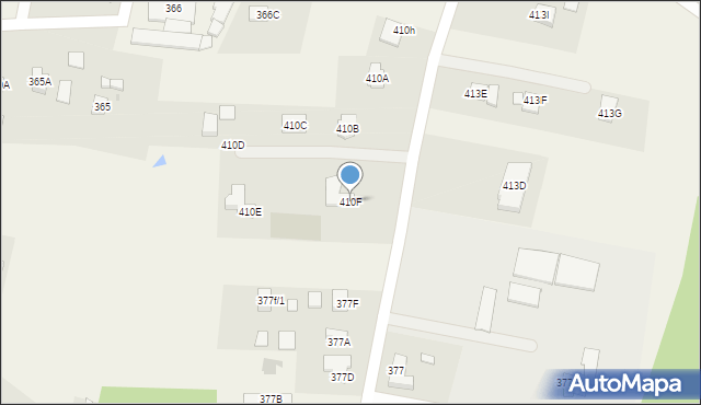 Strażów, Strażów, 410F, mapa Strażów