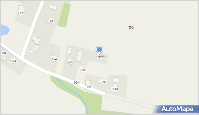 Strażów, Strażów, 60f, mapa Strażów