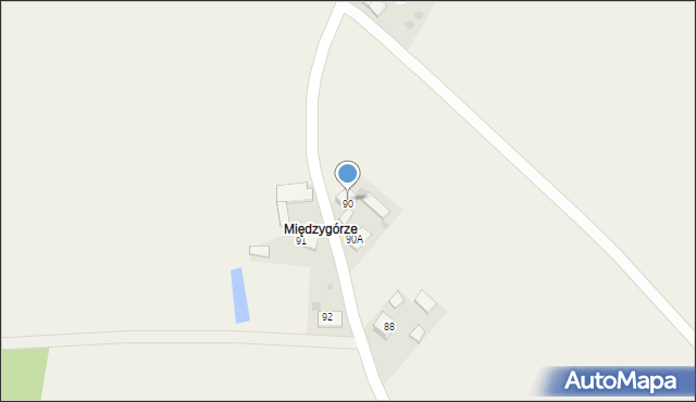 Stręgoborzyce, Stręgoborzyce, 90, mapa Stręgoborzyce