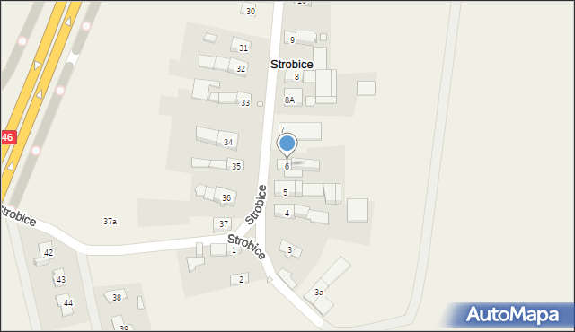 Strobice, Strobice, 6, mapa Strobice