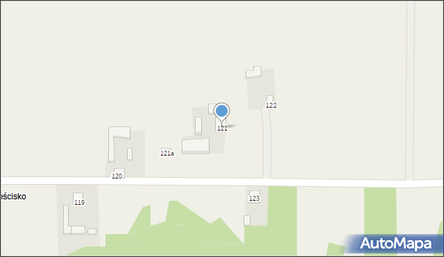Strobin, Strobin, 121, mapa Strobin