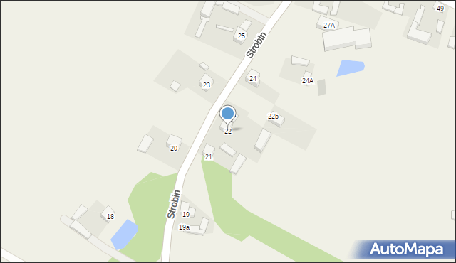 Strobin, Strobin, 22, mapa Strobin