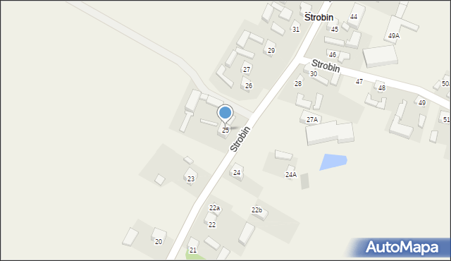 Strobin, Strobin, 25, mapa Strobin
