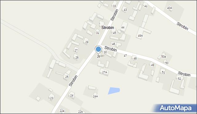 Strobin, Strobin, 28, mapa Strobin
