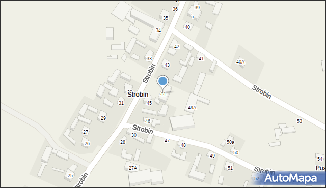 Strobin, Strobin, 44, mapa Strobin