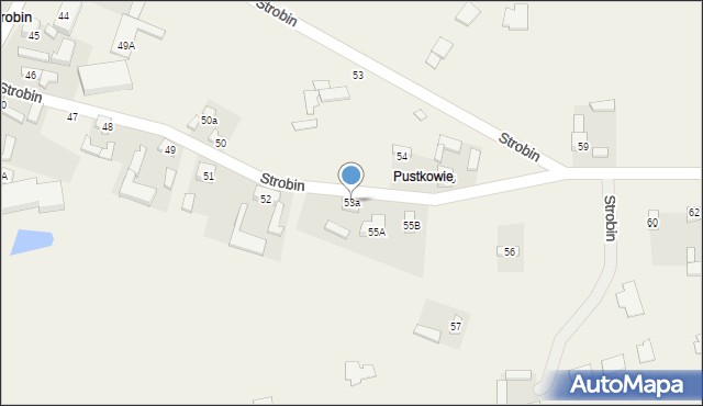 Strobin, Strobin, 53a, mapa Strobin