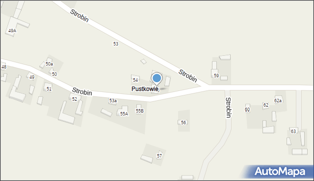 Strobin, Strobin, 55, mapa Strobin